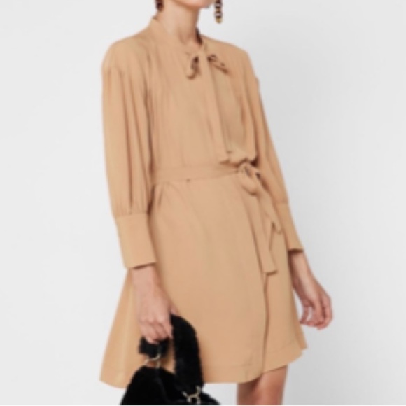 TopShop shirt dress size US 8 Preowned great condition career officewear - Picture 2 of 4